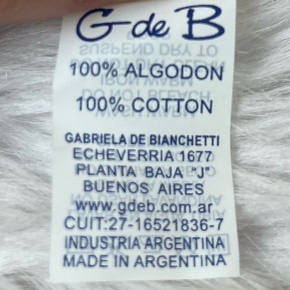 NWOT Christmas White & Orange Striped Baby Onesie - G de B - Picture 10 of 10